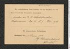 Nachlass Franz Steindachner, Postkarte von K. Lampert an das k.k. naturhistorische Hofmuseum (11.06.1906), Inv.Nr. 284.01, Seite 1